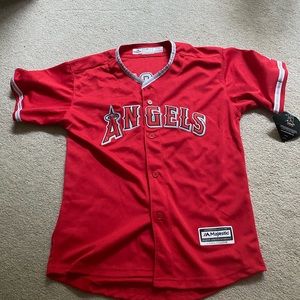NWT Mike Trout Majestic Cool Base Jersey
